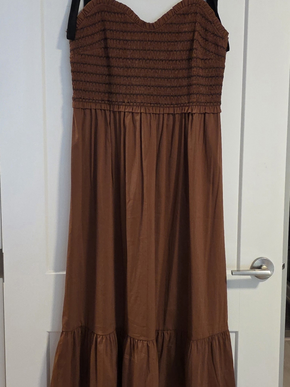 Addition Elle Maxi Skirt in Warm Brown